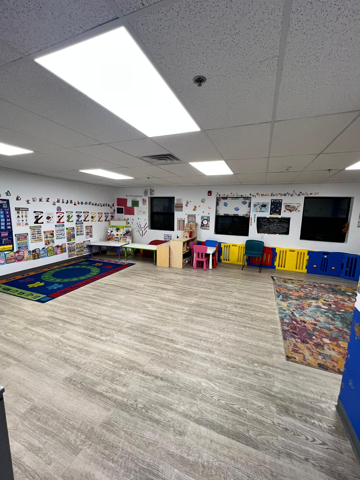 Clean commercial interior